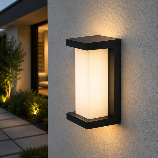 Aplica Tanor LED 18W IP54, negru, Erste