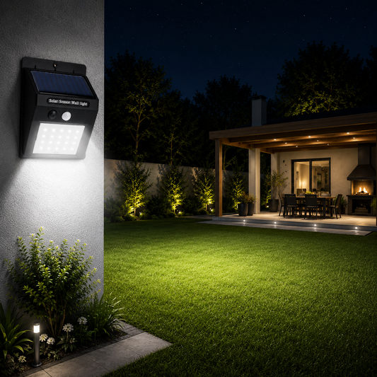 Aplica solara cu senzor mini LED IP44, Homelight
