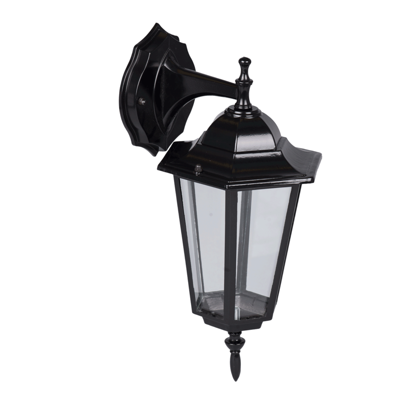 Lampa Gradina Corona Negru 1xE27 60W