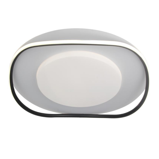 Plafoniera Freya LED 55W IP20, alb+negru, Erste