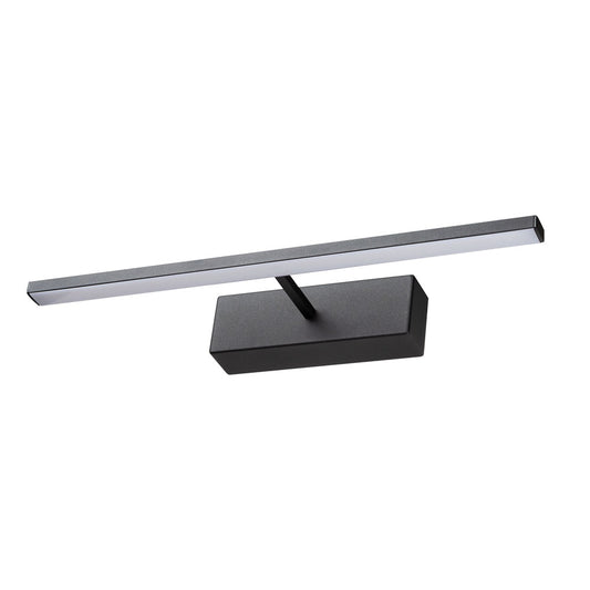 Lampa Picture LED 9W 40cm neagra Erste - vedere frontala design negru mat