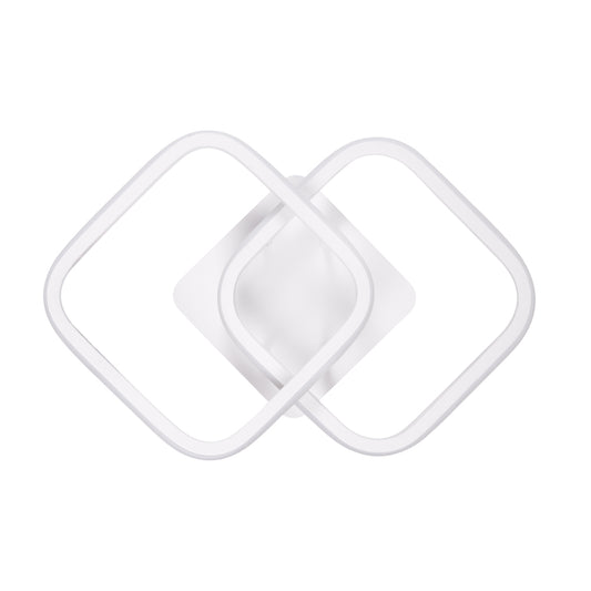 Corp iluminat aplica Aria LED 28W Erste 330x260x90mm alb metal acrylic