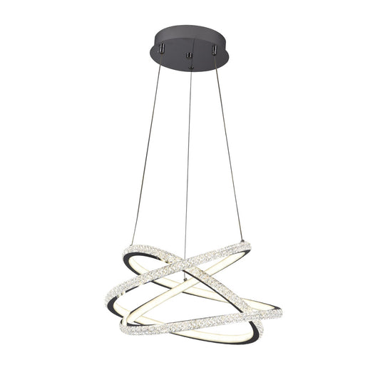Pendul Style LED 140W Erste crom 1000x400x350mm - iluminat interior lux living dining 3CCT telecomanda