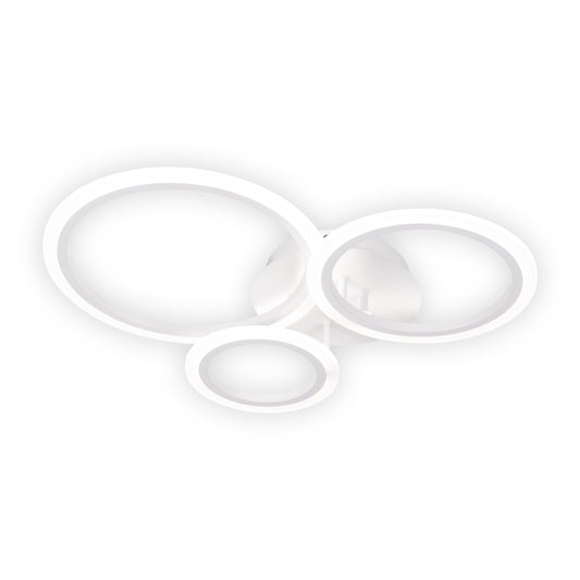 Plafoniera Pearl LED 40W 3CCT Erste - vedere frontala design modern alb mat