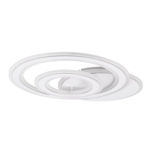 Plafoniera Alla LED 98W 3CCT Erste - vedere frontala design modern curbat alb