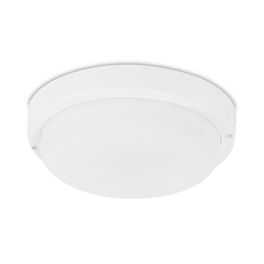 Plafoniera LED rotunda Novelite 18W 6400K senzor miscare microunde IP65 exterior hol garaj
