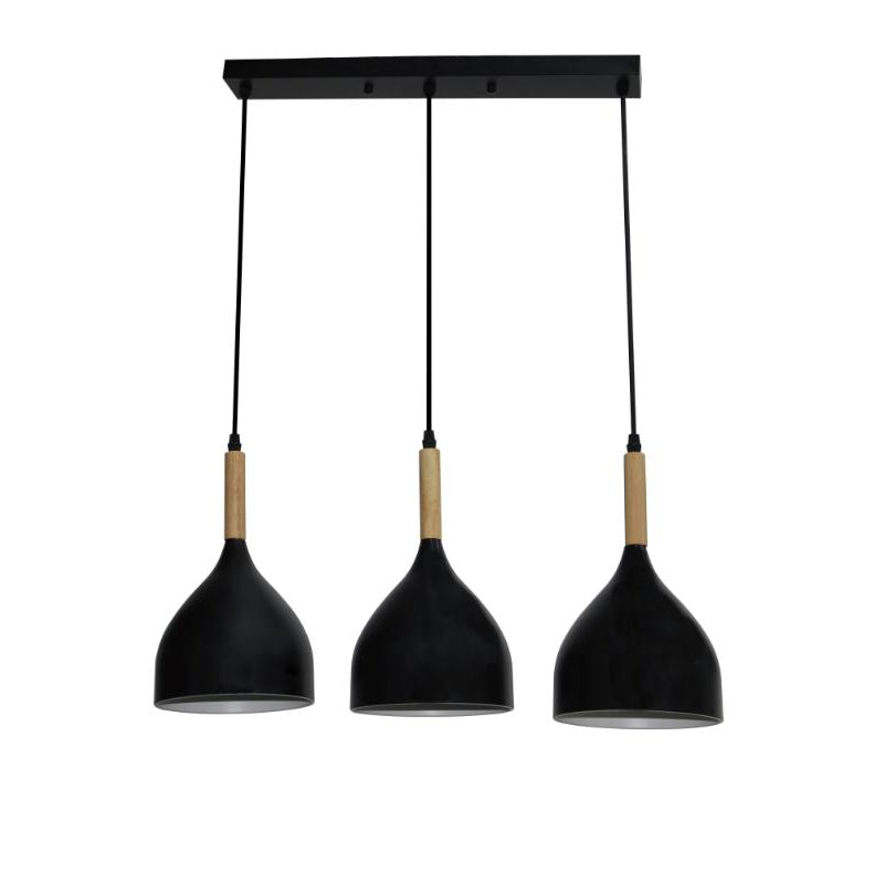 Pendul Player 3XE27 IP20, negru, Erste