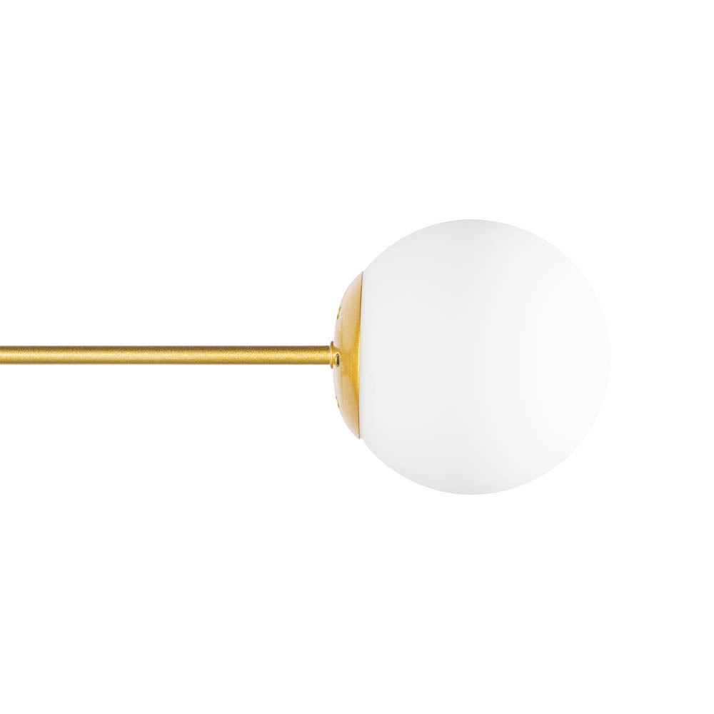 Pendul candelabru Lace auriu Erste montat tavan living hol - iluminat spectaculos design neoclasic