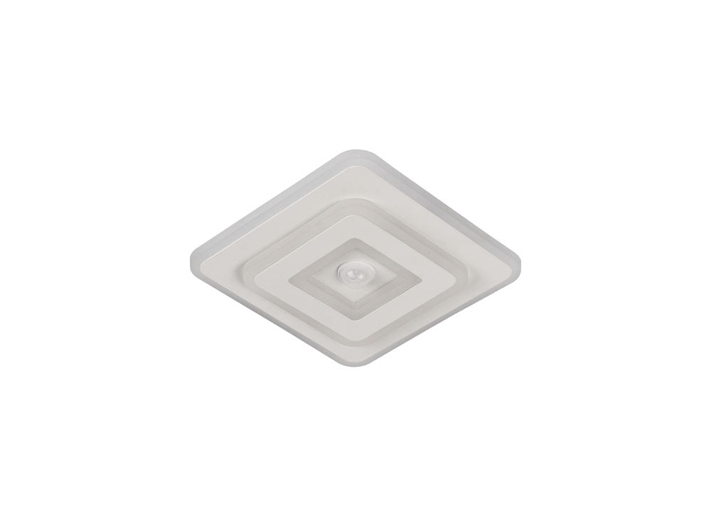 Plafoniera LED Deco 18W aprinsă hol debara - activare automată senzor 1950 lumeni 3CCT