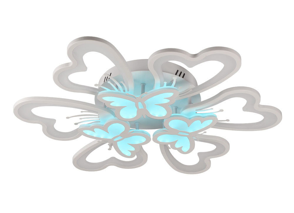 Profil lateral plafoniera LED Butterfly 100W alb Erste - design compact dimabil
