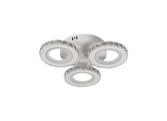 Plafoniera Myra Erste 55W - lumina calda 3CCT aprinsa in living spatios