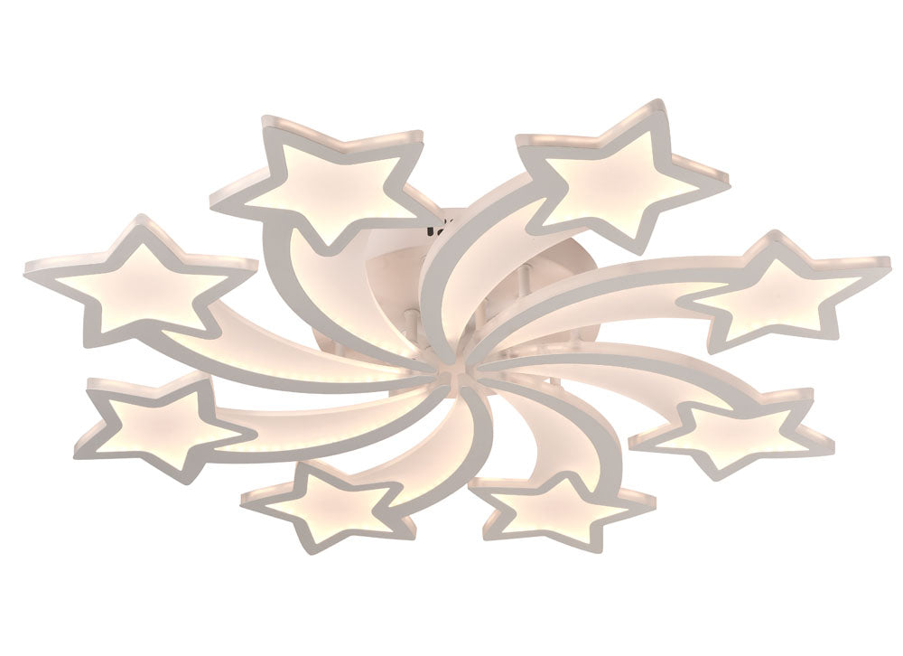 Plafoniera LED Star 145W alb dimabilă Erste - design avangardist iluminat puternic loft