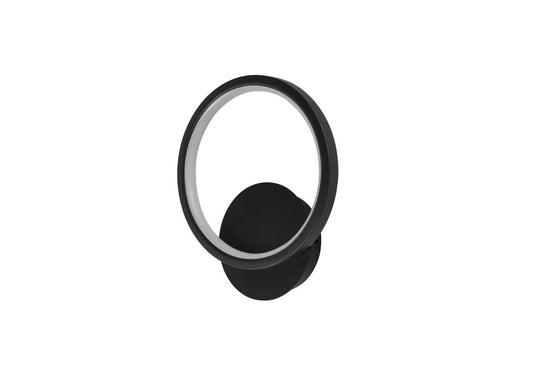 Detaliu finisaj negru mat aplică LED Aura Erste 3CCT reglabil 750lm