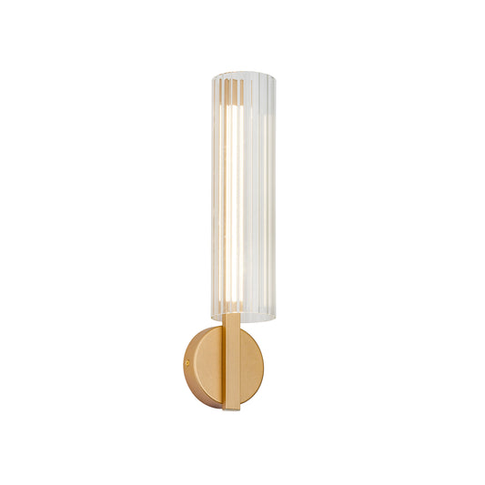 Aplică LED Particular AP1 KL141024 aluminiu auriu sticlă transparentă, 9W 4000K, design modern, Klausen