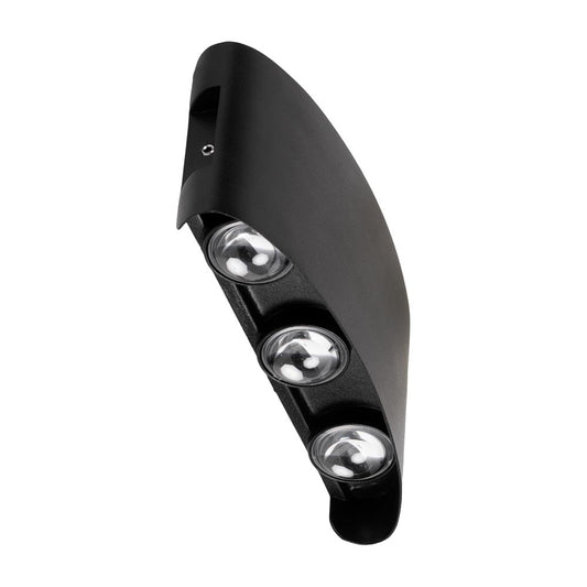 Aplica Monty LED 6X6W 3000K IP54, negru, Erste - eVoltaSmart