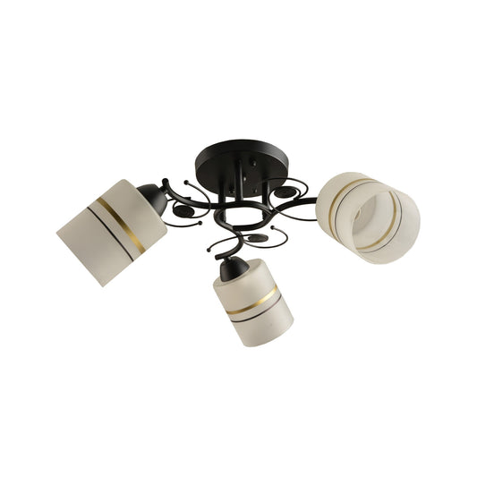 Candelabru CERTIS PL3, KL100044, 3xE27, alb, negru, auriu - eVoltaSmart