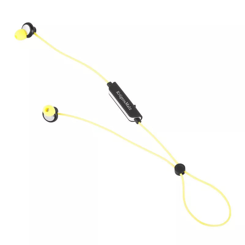 Casti Bluetooth STEREO galbene Kruger&Matz