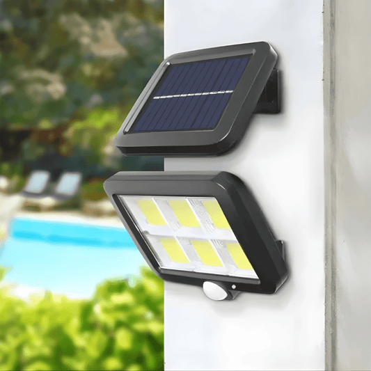 Lampa solara LED pentru exterior, rezistenta la apa - telecomanda - eVoltaSmart