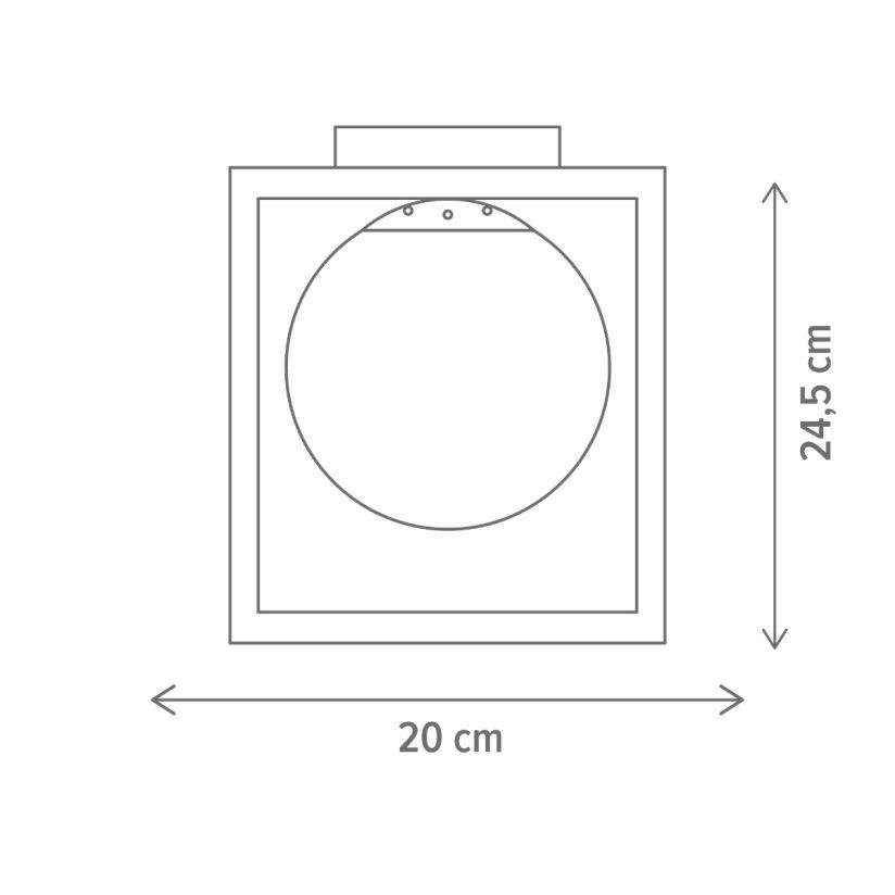 Plafonieră ARTFUL PL1, KL100092, 1xE27, natur - eVoltaSmart