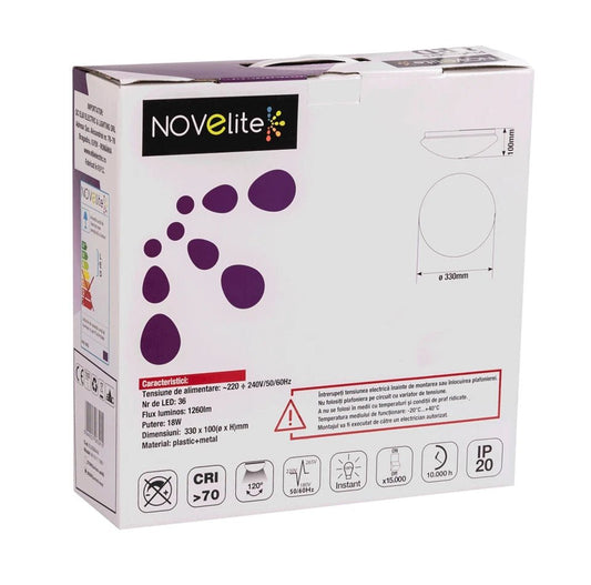 Plafoniera LED 18W 6500K - eVoltaSmart