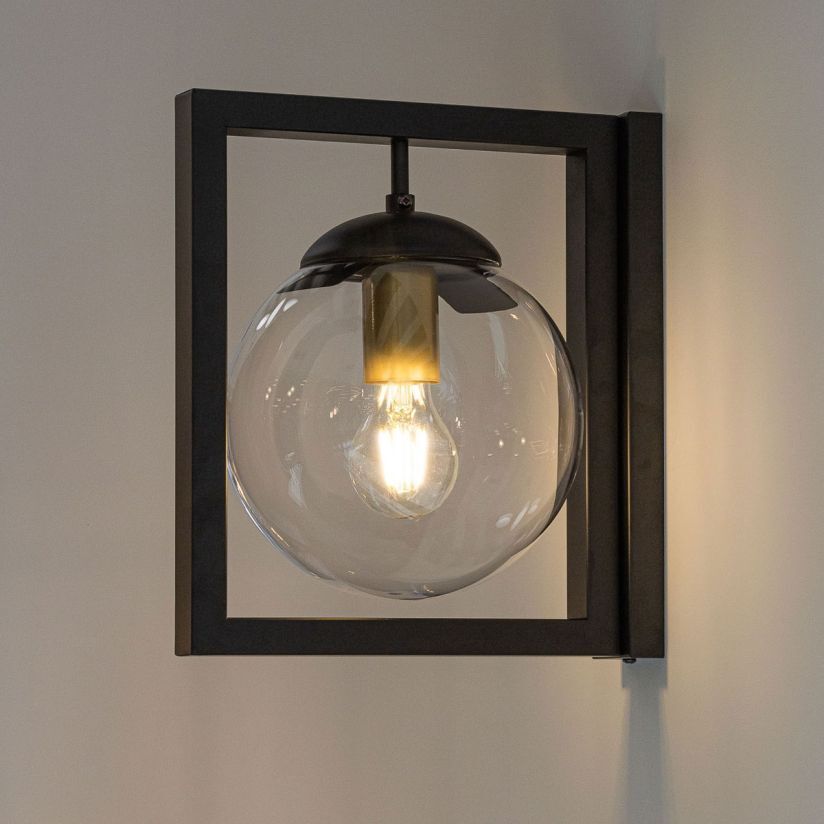 Aplică decorativă REY AP1 Klausen montată pe perete, iluminat difuz dormitor sau living