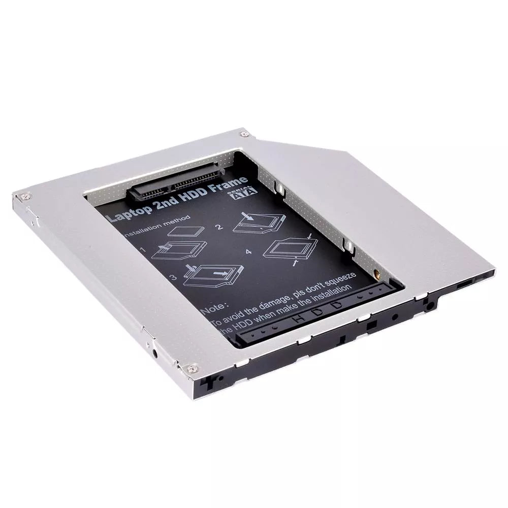 SSD HDD CADDY SATA2 9mm Cadru de montare pe unitatea hard disk de 2.5 inch