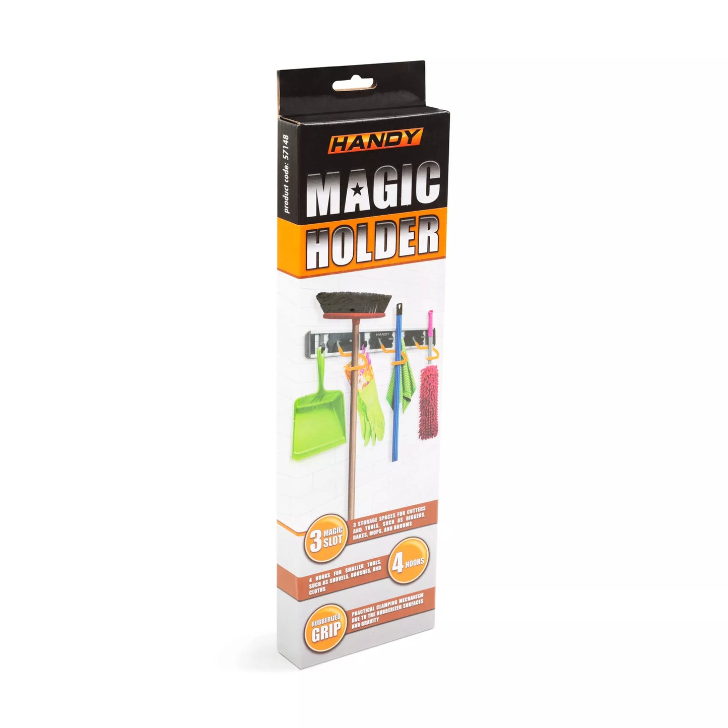 Suport universal de perete pentru 7 obiecte HANDY