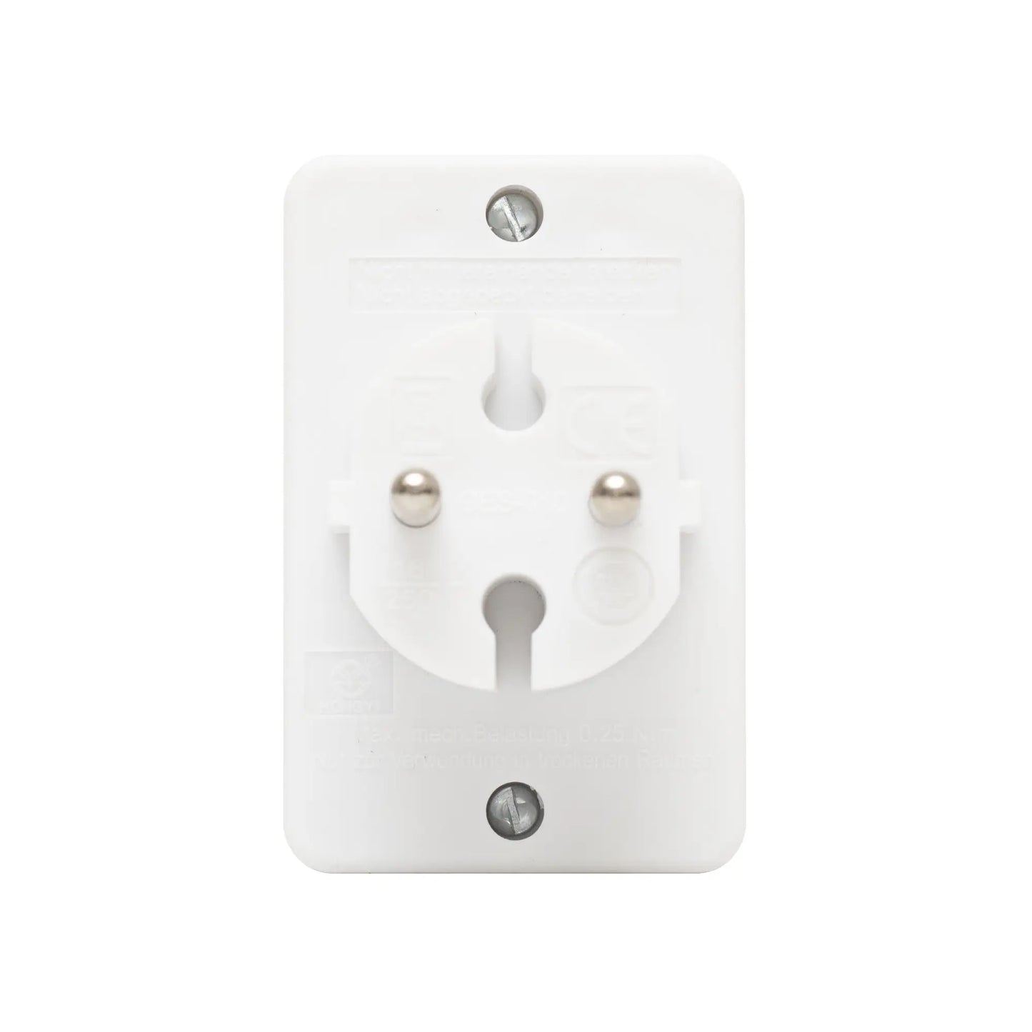 Triplu stecher distribuitor 3x Euro 1500W alb Home NV 23/WH