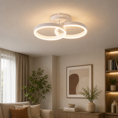 Aplica Anna LED 28W 3CCT ON/OFF IP20, alb, Erste