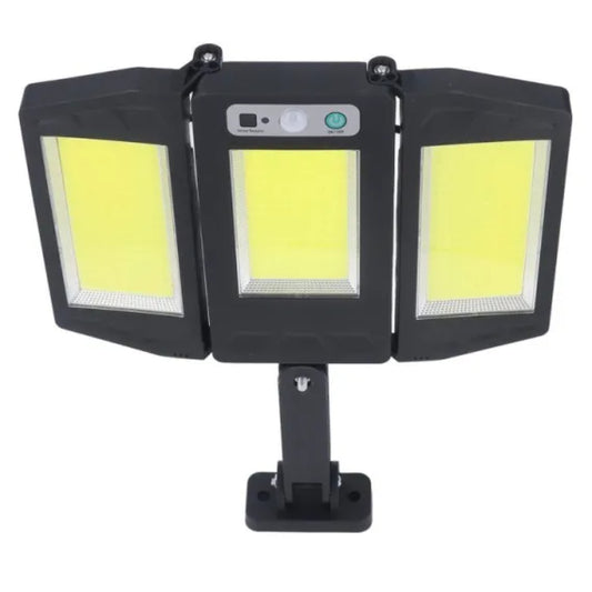 Felinar solar 8W alb IP64 cu brat flexibil si senzor de miscare - iluminat exterior