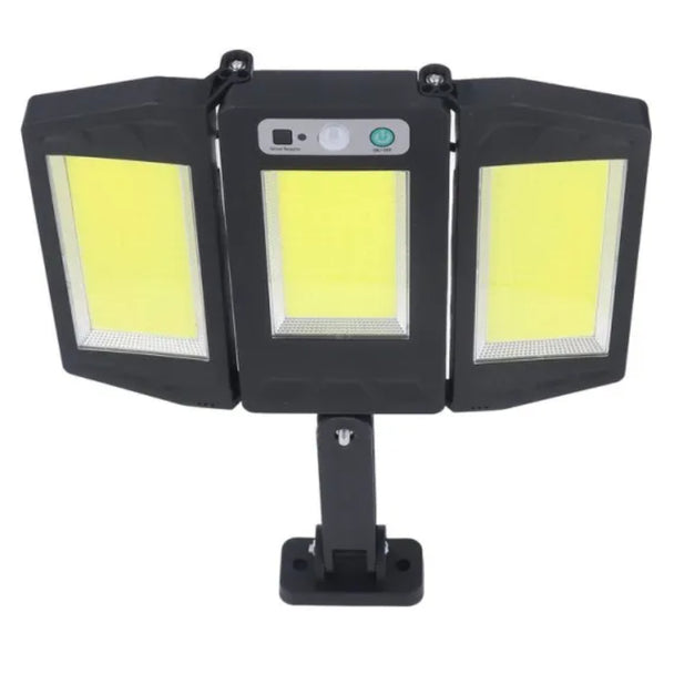 Felinar solar 8W alb IP64 cu brat flexibil si senzor de miscare - iluminat exterior