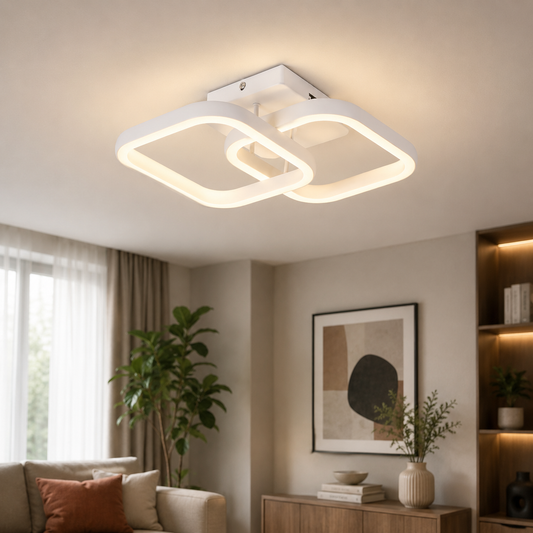 Aplica Aria LED 28W 3CCT ON/OFF IP20, alb, Erste