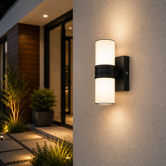 Aplica Edon LED 18W 4000K IP65, negru, Erste