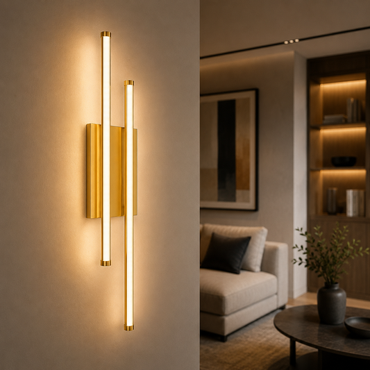 Aplică Flame LED 30W 3CCT 2850lm auriu dimabilă - ERSTE
