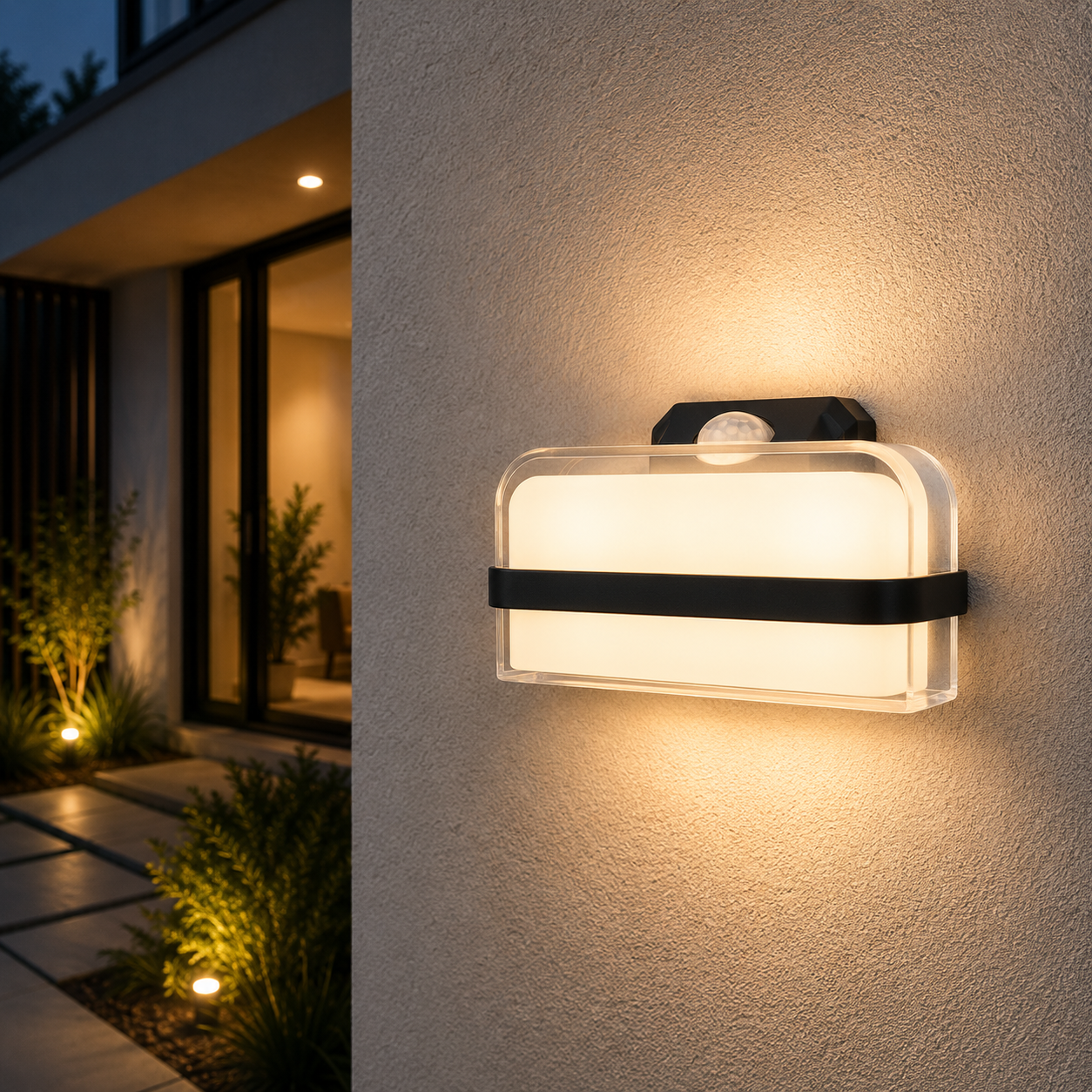 Aplica Milano LED 13W 4000K IP65, negru, Erste