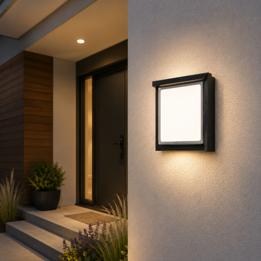 Aplica Siera LED patrat 12W 6000K IP65, Erste