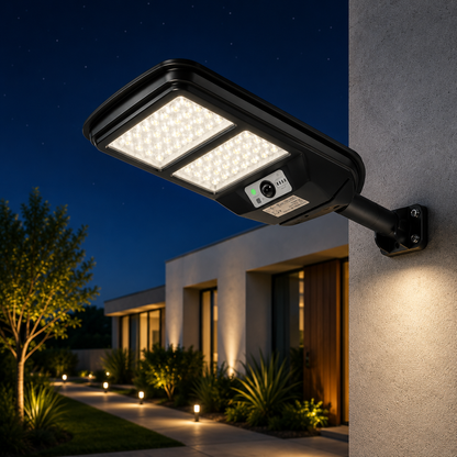 Corp Stradal Solar LED cu Senzor SUNO 80W 3CCT IP54 - NOVELITE