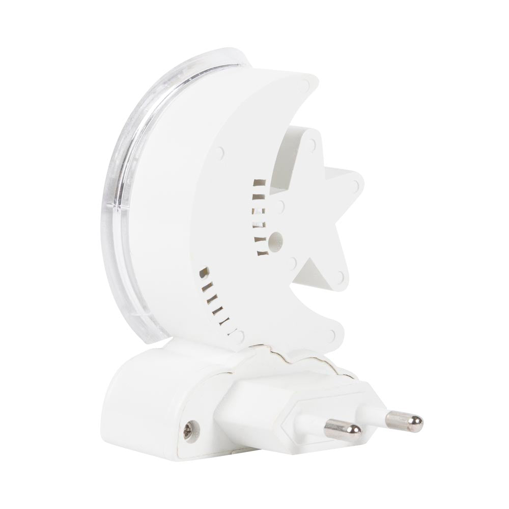 Lampa veghe 4x0.1W multicolor Erste - montata in priza hol sau camera copii