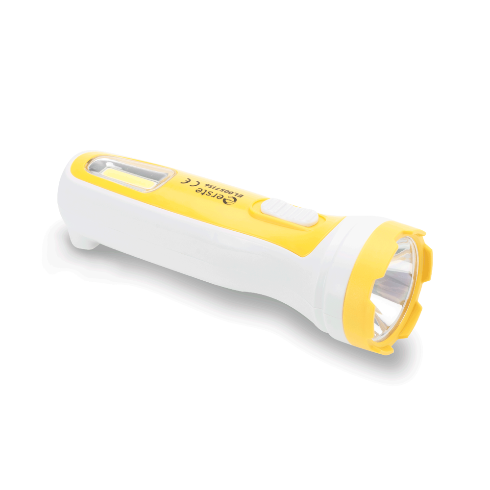 Lanterna reincarcabila Kenne 1W Erste - vedere frontala design compact ergonomic