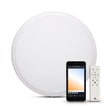 Plafoniera Smart Liuli 36W Pulsar - vedere frontala design modern IP20 control Tuya Bluetooth

