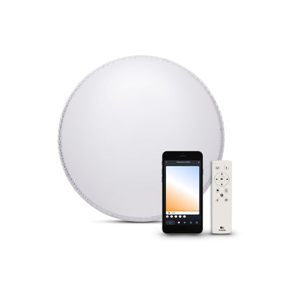 Plafoniera Smart Lord Ring 36W Pulsar - vedere frontala design circular modern IP20 control Tuya
