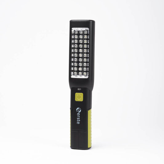 Lanterna reincarcabila Hugo LED 30+7 Erste - vedere frontala design robust atelier