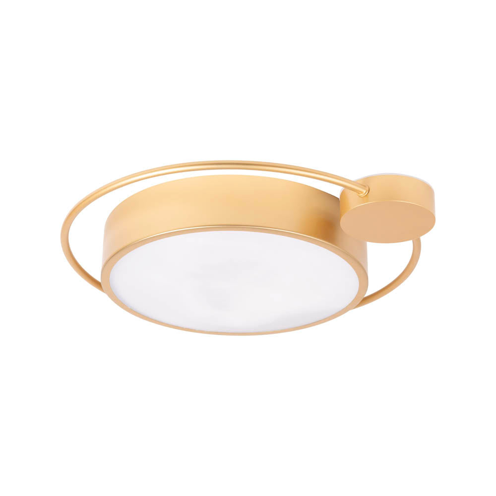 Corp iluminat plafoniera Moon LED 28W Erste 440x70mm auriu metal acrylic IP20

