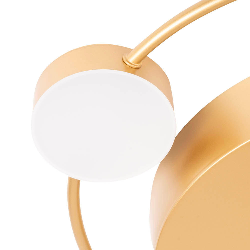 Plafoniera LED Moon Erste 28W auriu - design luxos neoclasic modern living hol
