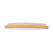 Corp iluminat plafoniera Woody LED 35W Erste 400x65mm alb inserții decor lemn

