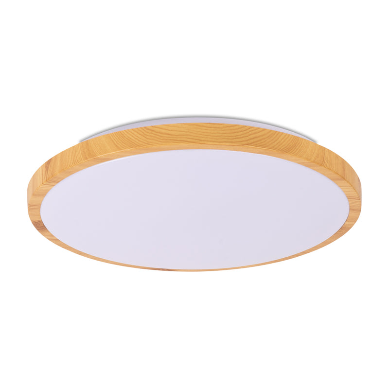 Plafoniera Woody Erste LED 35W 3CCT 3000-6000K iluminat living dormitor scandinav
