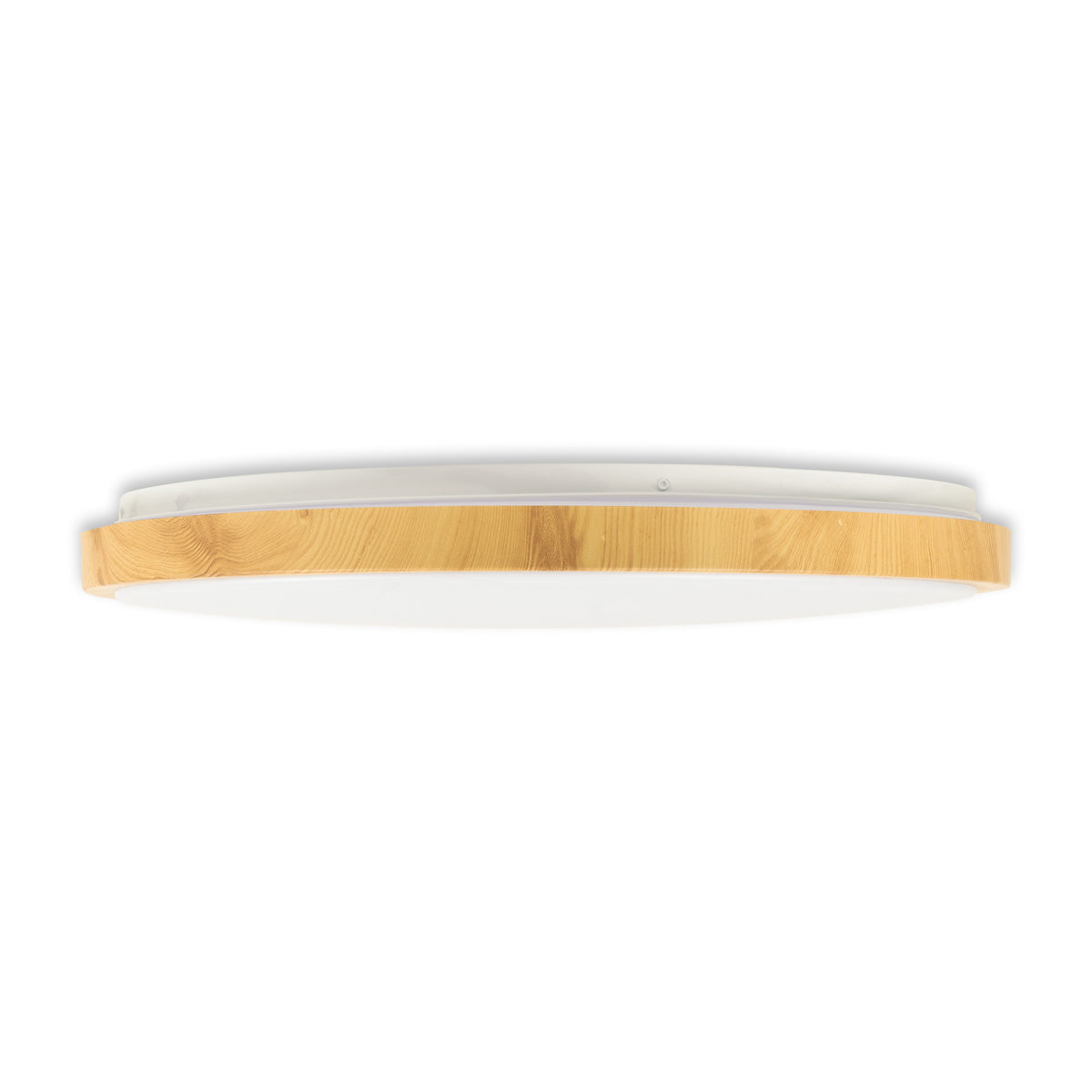 Corp iluminat plafoniera Woody LED 45W Erste 500x65mm alb inserții decor lemn
