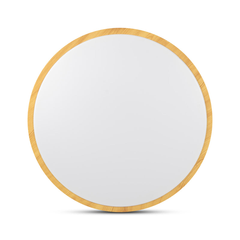 Plafoniera Woody Erste 45W 3CCT - lumina calda neutra rece profil suplu modern
