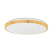 Plafoniera Woody Erste LED 45W 3CCT 3000-6000K iluminat living dormitor scandinav
