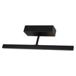 Lampa LED Picture 40cm IP44 neagra Erste - montata deasupra oglinzii in baie